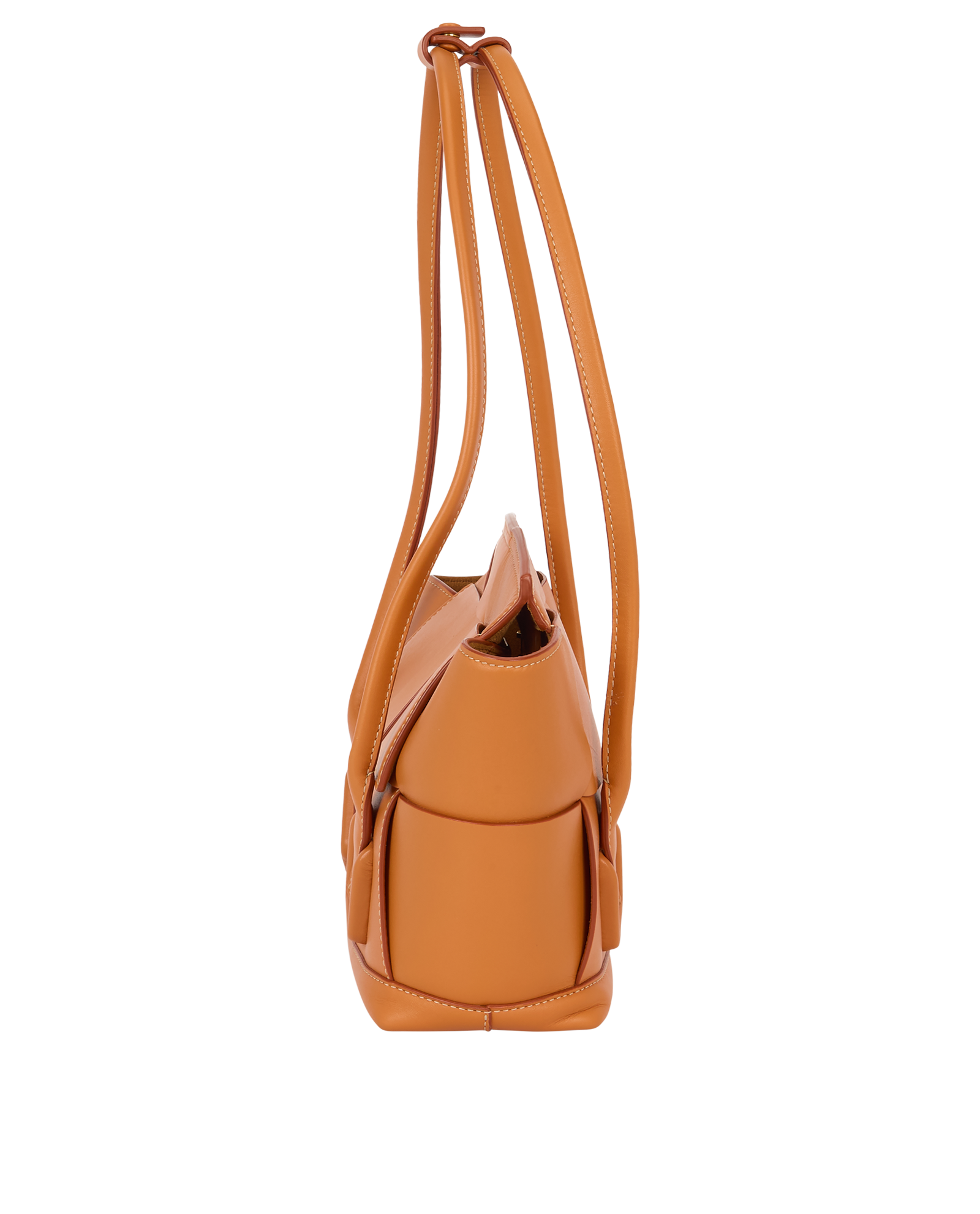 Mini Arco Tote, &pound;650, Handbags, Tan, Leather, Bottom view